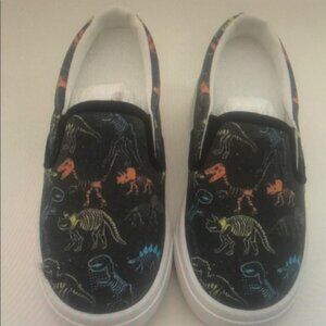 Dinosaur Fossil Slip-On Sneakers
